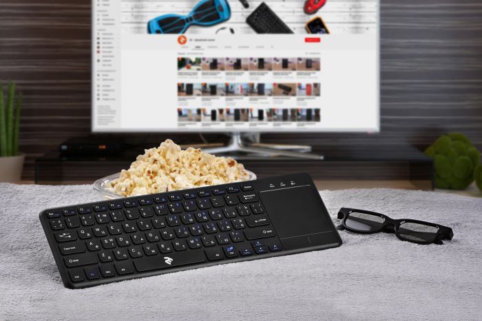 Клавіатура 2E Touch Keyboard KT100 WL BLACK