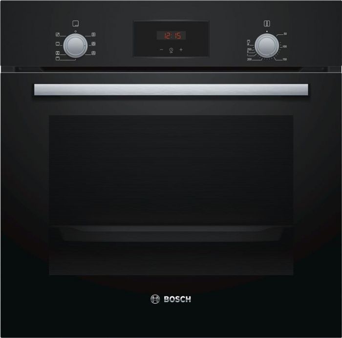 Вбудовувана електрична духова шафа Bosch HBF113BA0Q - Ш-60 см./6 реж/66 л./дисплей/чорний