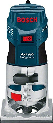 Фрезер Bosch GKF 600, 600Вт, 33000 об/хв, патрон 6/8 мм, 0.89 кг