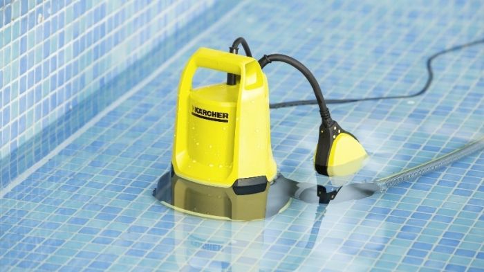Насос дренажний Karcher SP 2 Flat для чистої води, висота води 1мм, 250Вт, 6000л/год