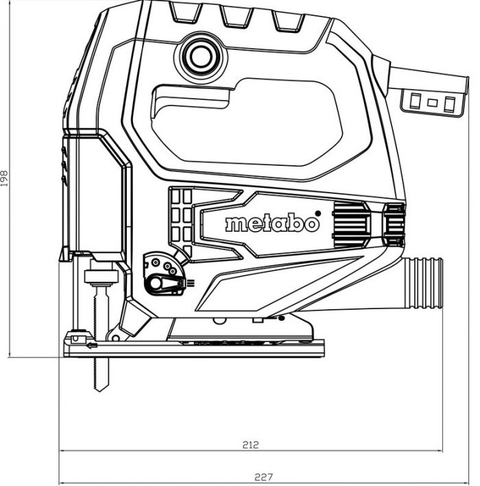 Лобзик Metabo STEB 65 Quick, 450 Вт