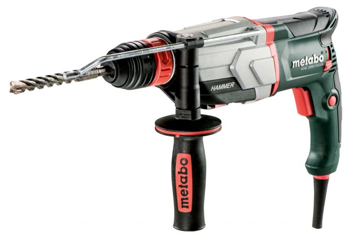 Перфоратор Metabo KHE 2860 Quick , 880 Вт, 3 режима , пластик. кофр