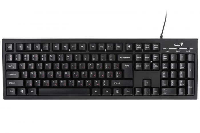 Клавіатура Genius Smart KB-101 USB Black Ukr