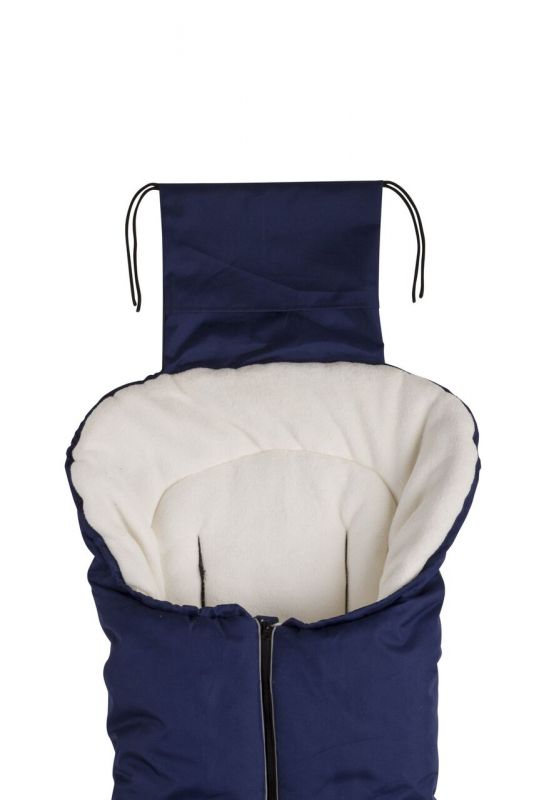 Зимовий конверт NUVITA 9845 CARRYON темно-синій/замш/бежевий