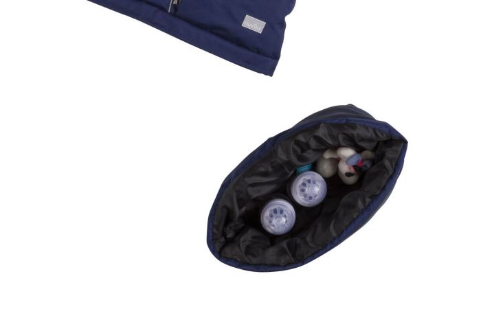 Зимовий конверт NUVITA 9845 CARRYON темно-синій/замш/бежевий