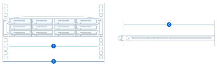 Крiплення Synology Rail Kit RKM114