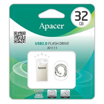 Накопичувач Apacer  32GB USB 2.0 AH111 Crystal