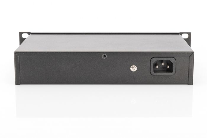 Комутатор DIGITUS Gigabit Ethernet 8x10/100/1000Mbps RJ45 POE, 10"