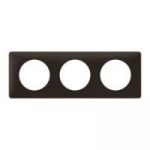 Рамка 3 поста чорний перкаль