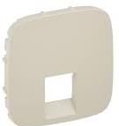 Лицьова панель Legrand Valena IN*MATIC ALLURE розетки RJ11 / RJ45, слонова кістка