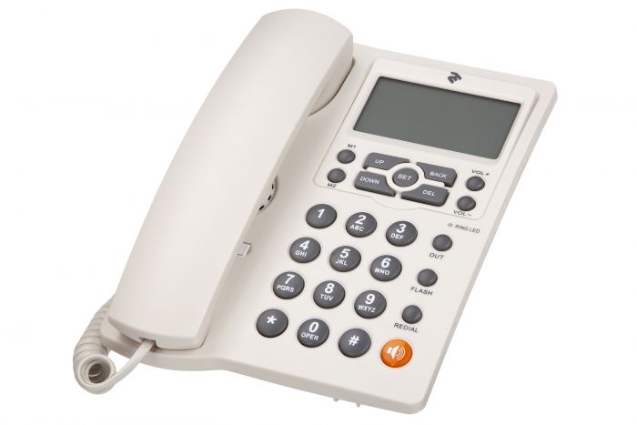 Дротовий телефон 2E AP-410 White