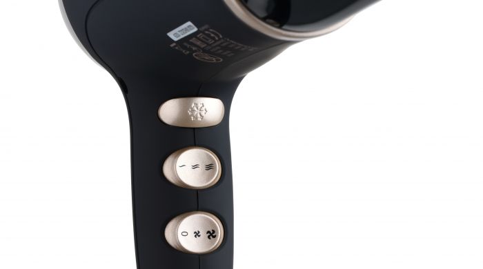 Фен Ardesto HD-522 /1800-2200Вт/2 швидкості/3 темпер. режими/функція Cool Shot/чорний