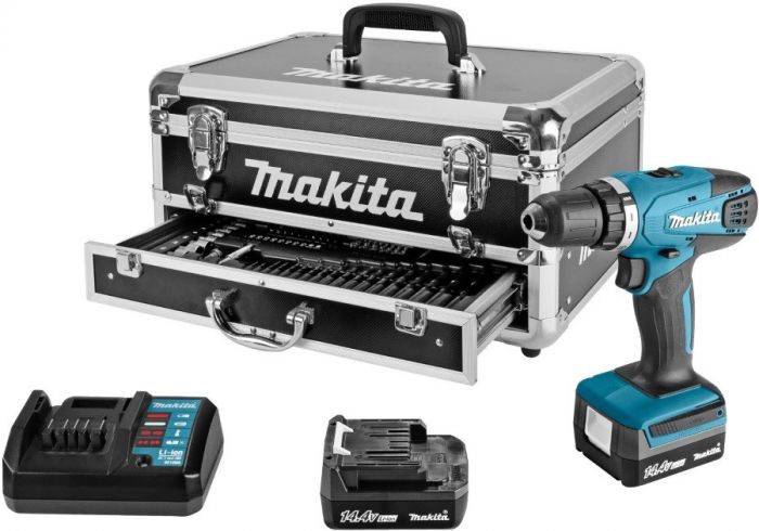 Шуруповерт Makita DF347DW, 14.4 В, 1.3 Ач, G-battery, 1.4 кг