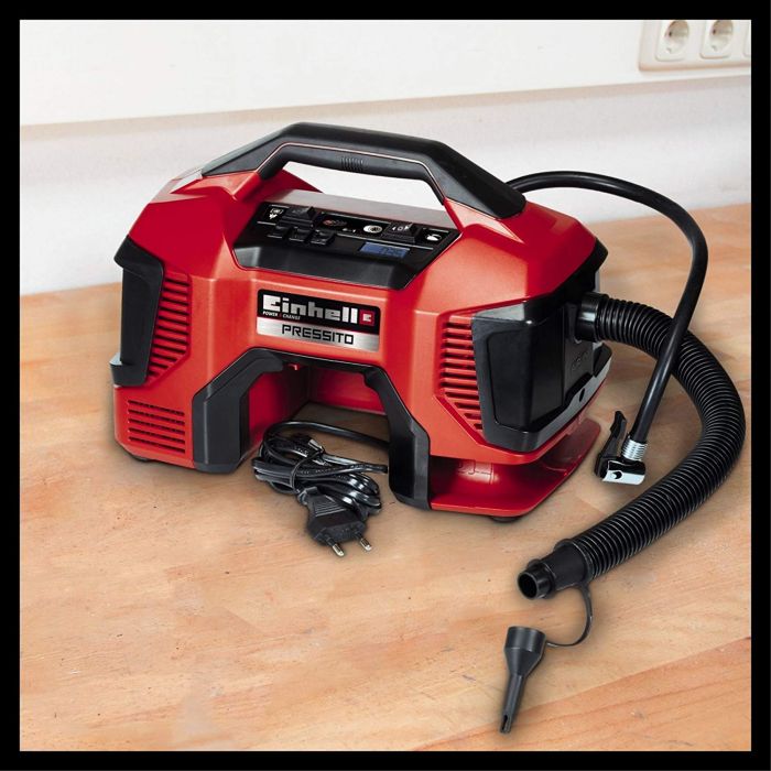 Компресор Einhell PRESSITO, PXC, Hybrid, акум., 220В або 1х18В, 0.83кг
