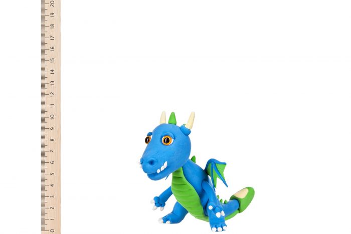 Маса для ліплення Paulinda Super Dough Cool Dragon Дракон синій PL-081378-16