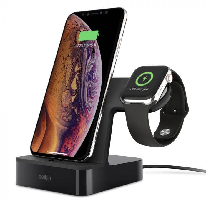 Док-станція Belkin PowerHouse iWatch, iPhone, Black