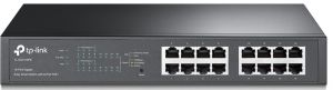Комутатор TP-LINK TL-SG1016PE 16xGE/8xPoE+ 124.4 Вт EasySmart 13" 1U