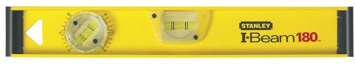 Рівень Stanley "PRO 180", алюмінієвий, 40 см, 3 капсули (1 поворотна на 180°)