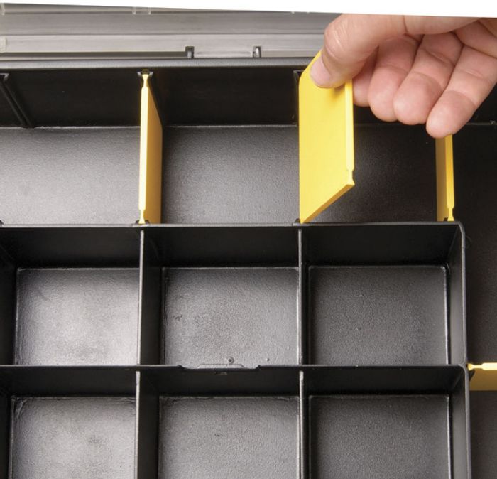 Ящик-органайзер  Stanley "Sort Master", переставні перегородки, 43x9x33см