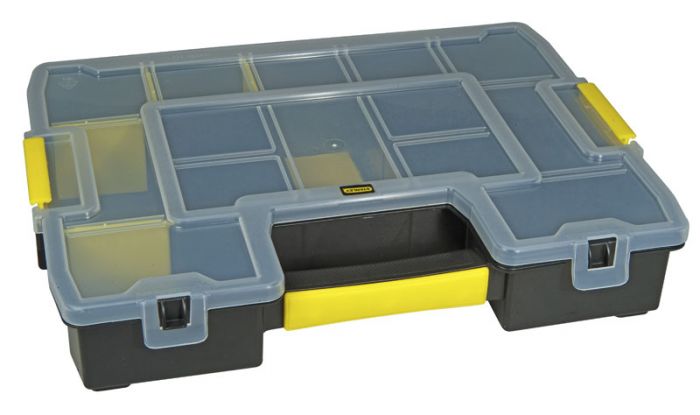 Ящик-органайзер  Stanley "Sort Master Junior", переставні перегородки, 37.5x6.7x29.2см