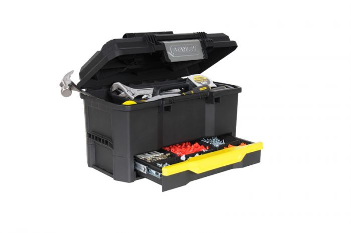 Ящик для інструменту Stanley 19", з висувною секцією, 48.1x27.9x28.7см