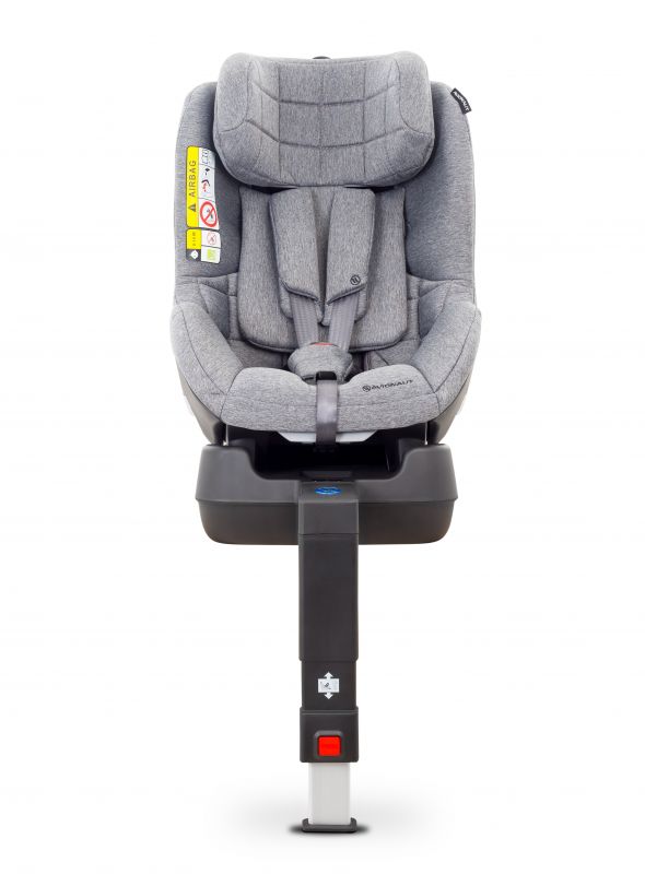 Дитяче автокрісло Avionaut AeroFIX Iso-Fix (гр.1) Grey Melange AV-350-AF.01