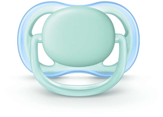 Пустушка Avent Ultra Air 0-6міс, 2шт, для хлопчиків