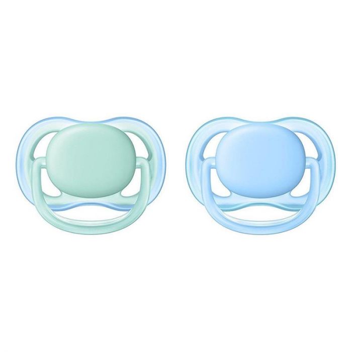 Пустушка Avent Ultra Air 0-6міс, 2шт, для хлопчиків
