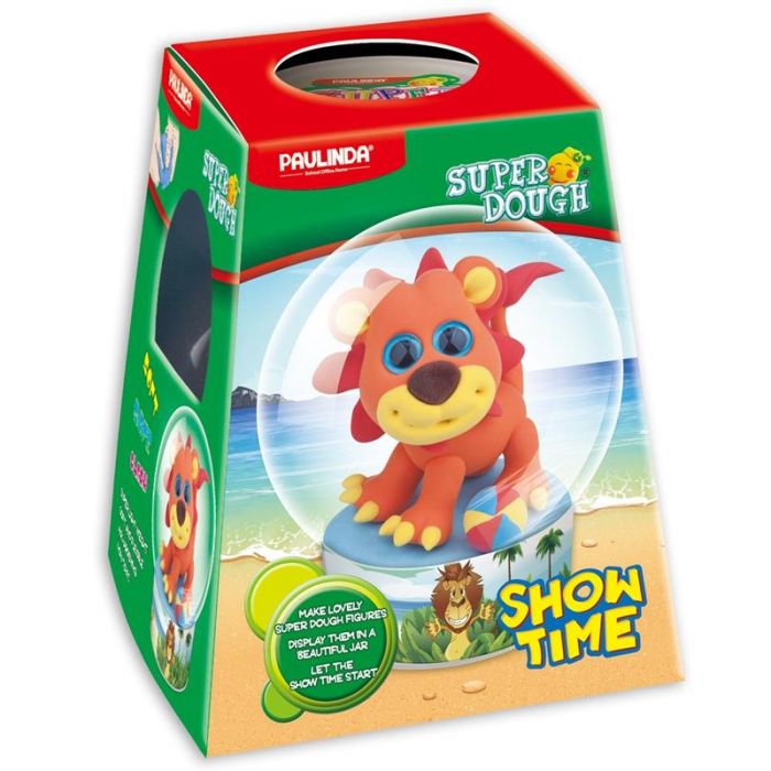 Маса для ліплення Paulinda Super Dough Show time Жираф PL-081459-3
