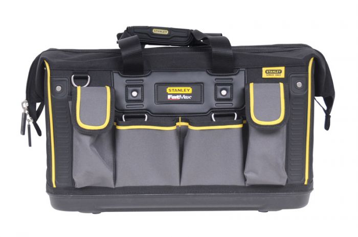 Сумка для інструменту Stanley "FatMax Open Mouth", 18", до 20кг, велика місткість, міцні зовнішні кишені, 50х30х29см