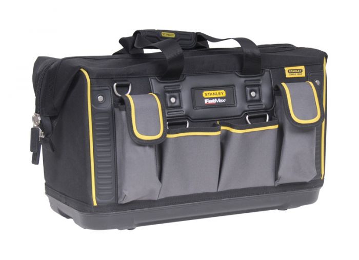 Сумка для інструменту Stanley "FatMax Open Mouth", 18", до 20кг, велика місткість, міцні зовнішні кишені, 50х30х29см