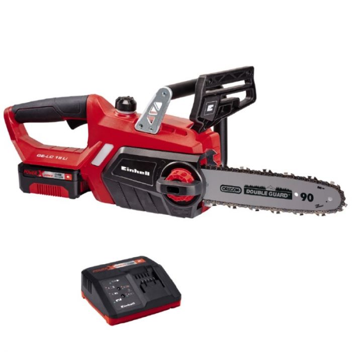 Пила ланцюгова Einhell GE-LC 18 Li Kit, PXC, акум., шина 25см, 4.3м/с, 2.97кг