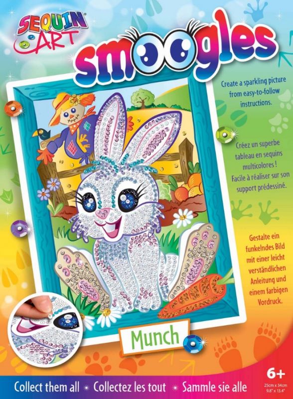 Набір для творчості Sequin Art SMOOGLES Зайчик SA1814