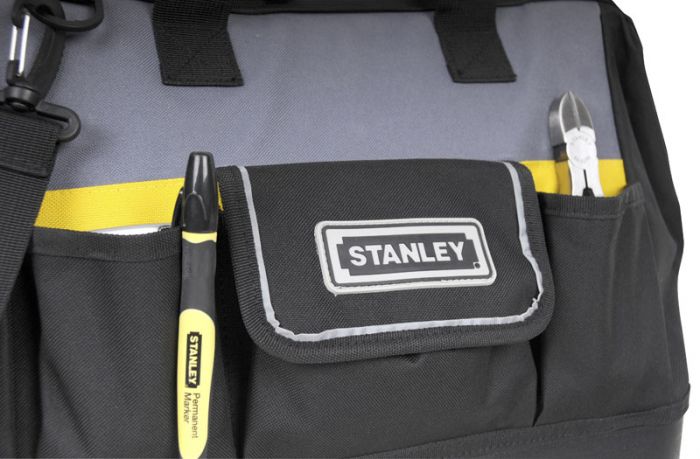 Сумка для інструменту Stanley "Basic Open Mouth", водонепроникне посилене пластмасове дно, 44.7x27.5x23.5см