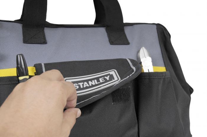 Сумка для інструменту Stanley "Basic Open Mouth", водонепроникне посилене пластмасове дно, 44.7x27.5x23.5см