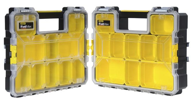 Ящик-органайзер  Stanley "Fatmax", 10 знімних відсіків, 44.6x7.4x35.7см