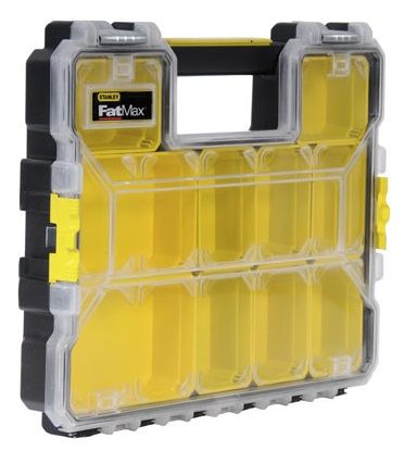 Ящик-органайзер  Stanley "Fatmax", 10 знімних відсіків, 44.6x7.4x35.7см