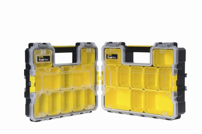 Ящик-органайзер  Stanley "Fatmax", 10 знімних відсіків, 44.6x11.6x35.7см