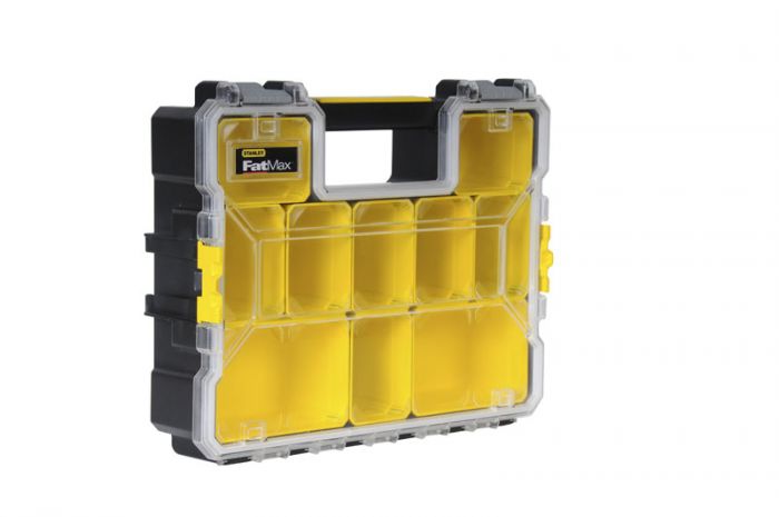 Ящик-органайзер  Stanley "Fatmax", 10 знімних відсіків, 44.6x11.6x35.7см