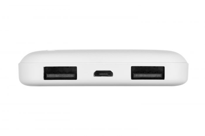 Портативний зарядний пристрій Power Bank 2E 5000mAh, DC 5V, 2.1A, 4 LED indicator, white