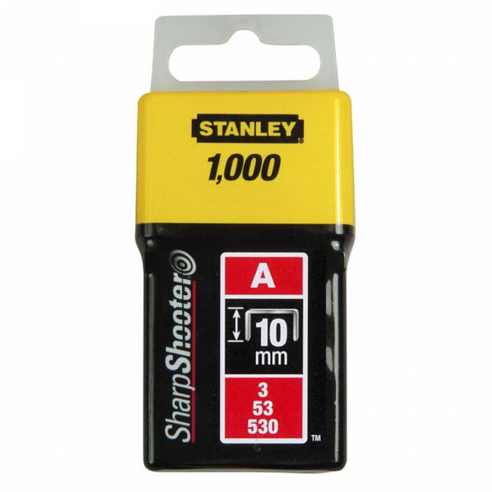 Скоби Stanley "Light Duty", тип А, 10мм, 1000шт.