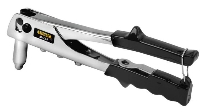 Заклепочник Stanley "Right Angle Riveter", заклепки сталеві та алюмінієві, 2, 3, 4, 5мм, 260мм