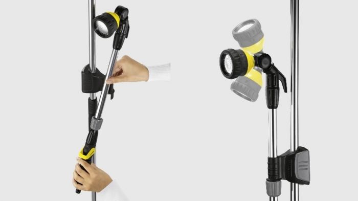 Душ садовий Karcher, складний, з триноги, вага 1 кг