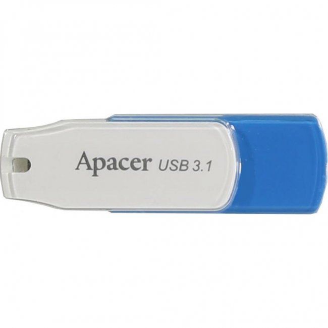 Накопичувач Apacer  64GB USB 3.1 Type-A AH357 Blue/White