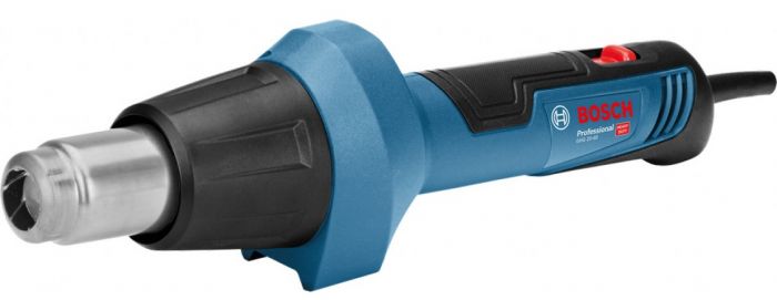 Фен будівельний Bosch GHG 20-60, 2000 Вт, 50-630°C, потік повітря 150 -500л/м, 0.89 кг