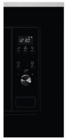 Мікрохвильова піч вбудована Electrolux LMS2203EMX, 20 л, 700 Вт, 700 Вт, механічне керування, Чорний
