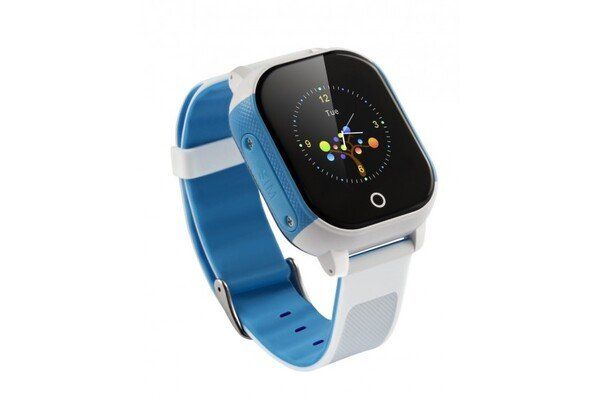 Дитячий GPS годинник-телефон GOGPS ME К23 синій з білим