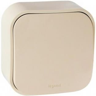 Forix (Quteo) Legrand вимикач - 10AX 250 V - слонова кістка
