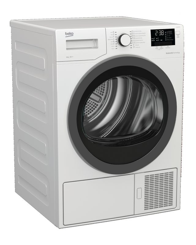 Сушильний барабан Beko DS8433RX - 54 см/8 кг/Heat-Pump/дисплей/16 прогр/A++/білий