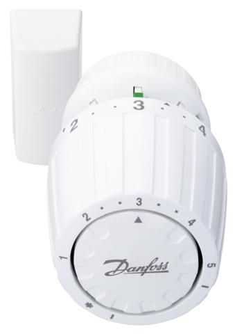 Термостатична головка Danfoss 2992, RA, виносний датчик +5...26 °C, біла